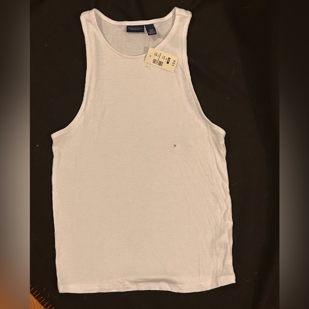 Abercrombie & Fitch White Tank Top